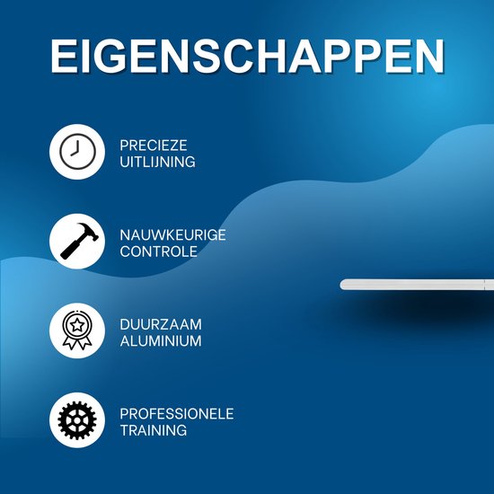 Golf Putting Alignment Rail - Voor het verbeteren van je putting en afstandscontrole op de putting green - golftrainerhulpmiddel van aluminiumlegering - 90,5 × 4,0 cm - zwart, zilver en grijs - aluminium van GOLF — afbeelding 2