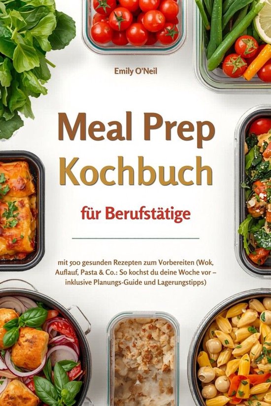 Meal Prep für Berufstätige mit 500 gesunden Rezepten zum V ... - cover