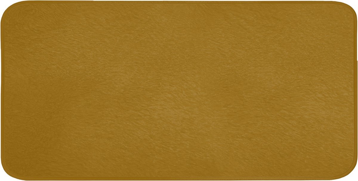 Badmat 120x60 cm - Antislip - Goud - Luxe - Interieur - Badmatten voor badkamer - Badkamermat - Douchemat - Badkamer mat