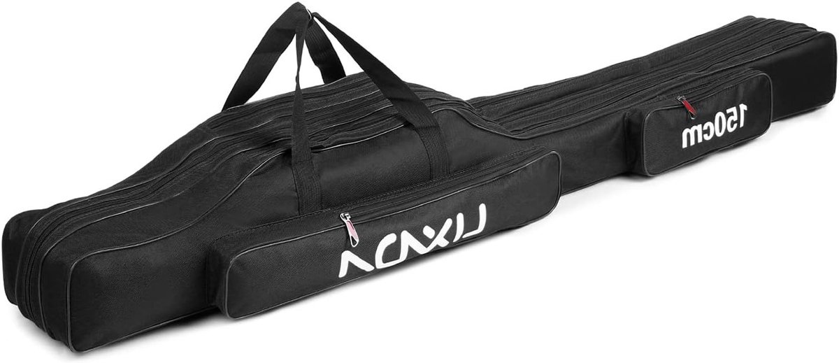 Draagbare Opvouwbare Visstok Tas met 3 Lagen voor Visgerei en Accessoires - Verkrijgbaar in 90/120/150 cm