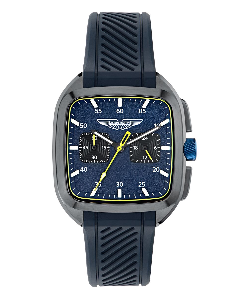 Aston Martin Aml Icon ULT MTIU1S604 Horloge - Siliconen - Blauw - Ø 40.5 mm