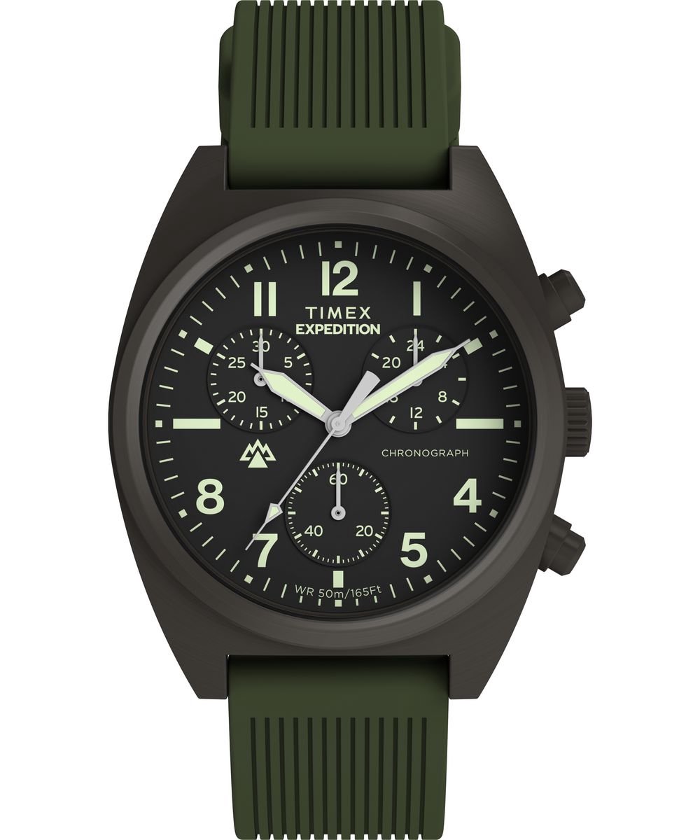 Timex Expedition North Capstone TW2Y61100 Horloge - Siliconen - Groen - Ø 41 mm