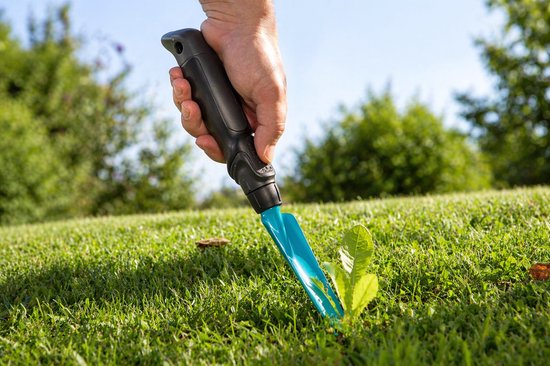 onkruidsteker: Tuingereedschap voor het effectief verwijderen van onkruid, met ergonomische handgreep, gemaakt van roestbestendig staal, werklengte 14,5 cm (8935-20) van Merkloos	 — afbeelding 4