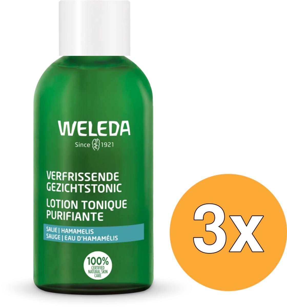 3x WELEDA Gezichtstonic verfrissend (150 ml)