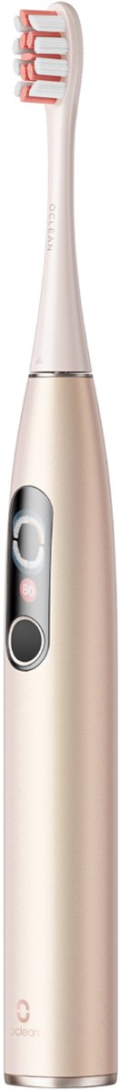 Oclean X Pro Digital, Volwassene, Sonische tandenborstel, Dagelijkse verzorging, Grondige reiniging, Goud, 84000 bewegingen per minuut, 2 min, 30 sec