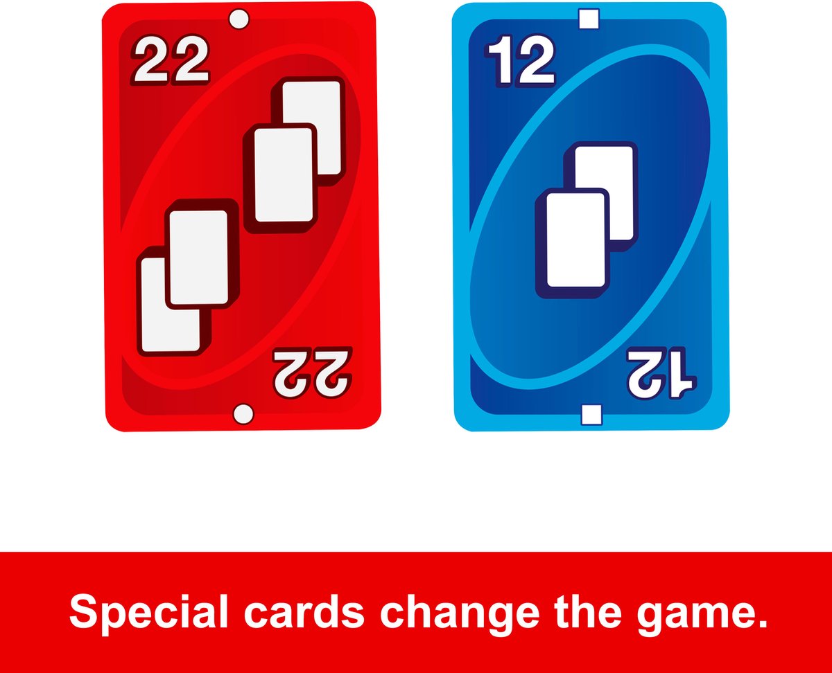 Mattel Games UNO Zero - Kaartspel voor kinderen, volwassenen en spelletjesavonden — afbeelding 2