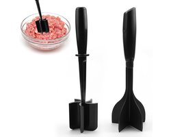 Hachoir à viande hachée 2 pièces - Presse-purée pour bœuf et hamburgers - Hachoir à viande hachée pratique pour viande et pommes de terre