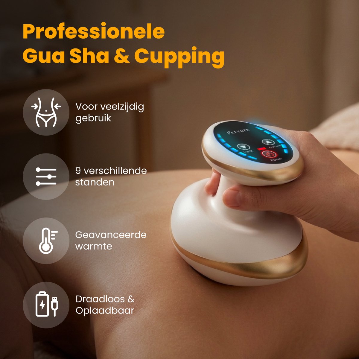 TGH Commerce Anti Cellulite Apparaat Elektrisch Cupping Massager - afbeelding 2