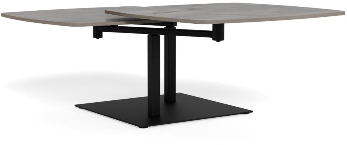Giga Living Rotan Mand Rond Op Wielen - Klein - Mand Kubu Grijs