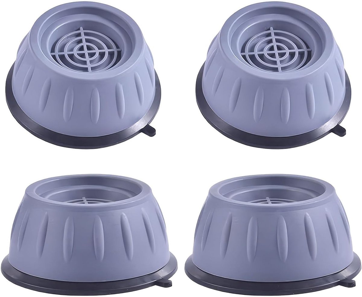 Anti-vibratie voeten voor wasmachines - Universele, niet-slip rubberen voetjes ter bescherming en verlenging van de levensduur van uw wasmachine