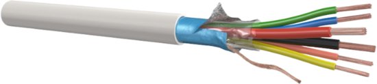 Dynamic alarmkabel LiY(st)Y 2x0.75+4x0.22mm2 Dca-s2,d0,a3 - per rol 100 meter