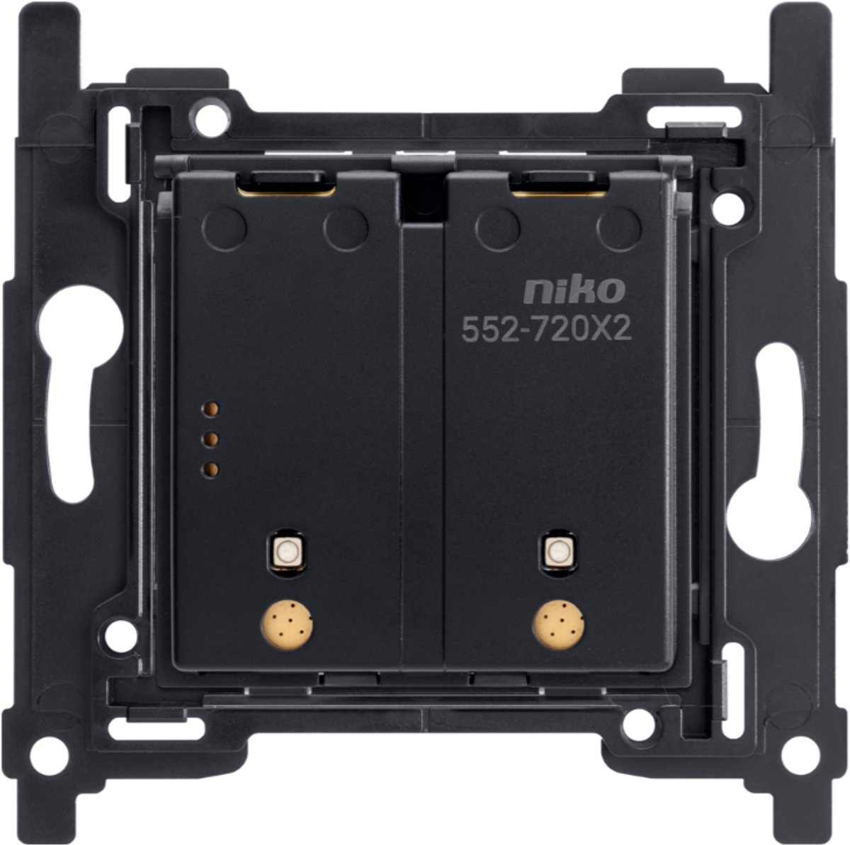 Niko Draadloze schakelaar met batterij, tweevoudig, Zigbee - 552-72002
