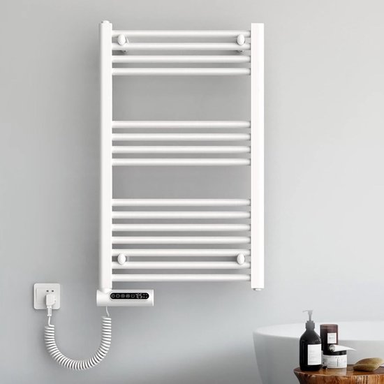Radiatorbeugels Set van 6 - Console voor Badkamer Radiatoren, Handdoekhouder en Steun voor Rechte en Gebogen Radiatoren (Wit) — afbeelding 4