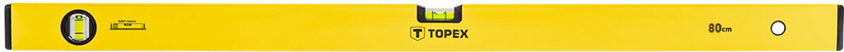 Topex Type 500 - Aluminium Waterpas - 80 cm - 2 Libellen