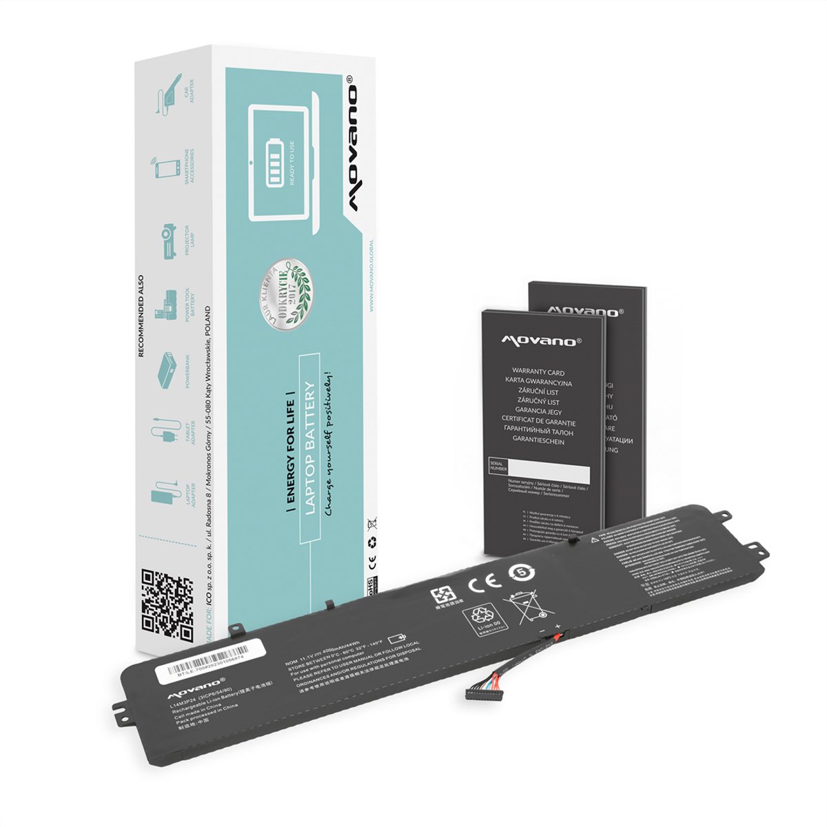 Movano 700-15ISK Serie - Batterij - Li-Ion - 500 Cyklen