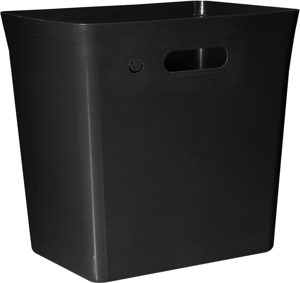 Plast Team afvalbak Avedore 20 liter zwart