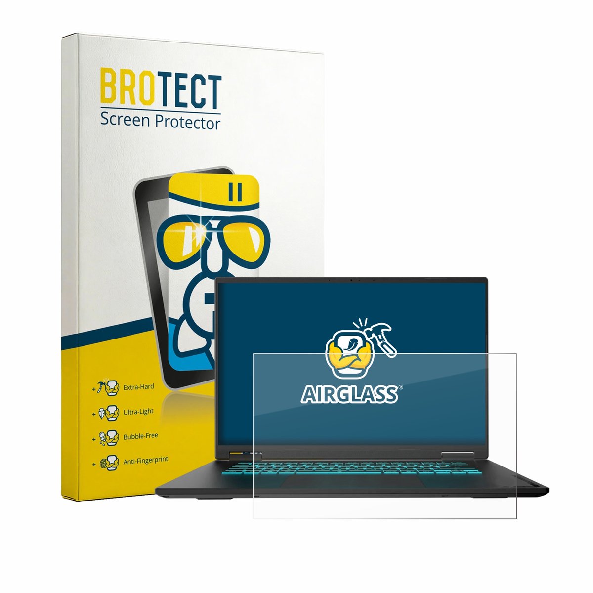 Screenprotector voor Gigabyte Gaming A16 GA63H Beschermglas transparant