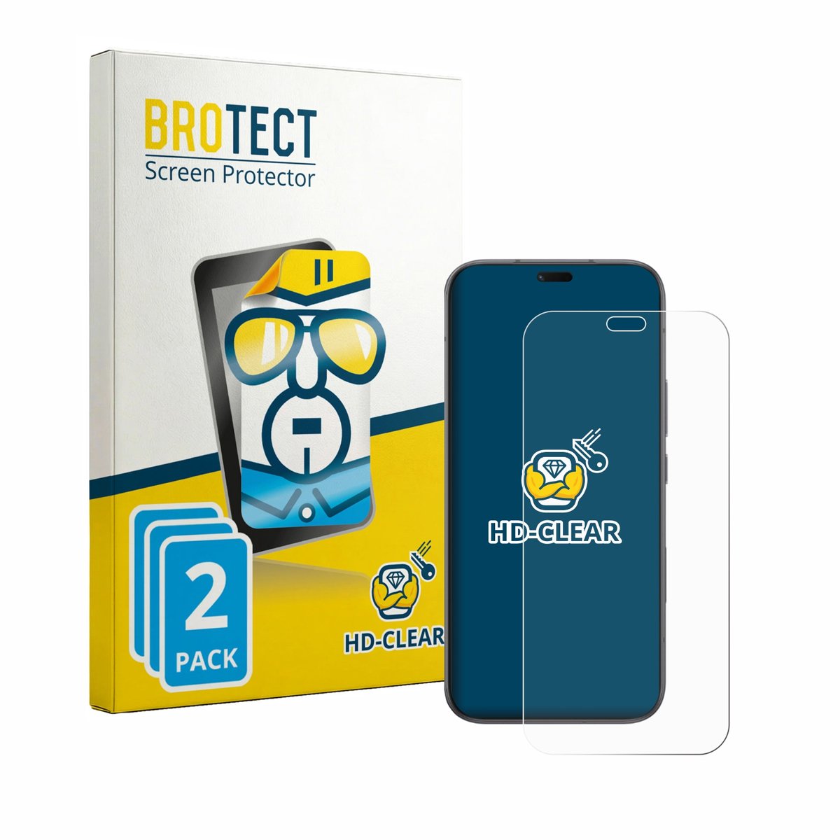 BROTECT - Screenprotector voor Honor X80i - Folie Beschermfolie transparant 2 Stuks