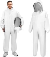 XXL imkerpak, bijenbeschermende kleding, imkerjas met sluier, voor professionele bijenbeetpreventie