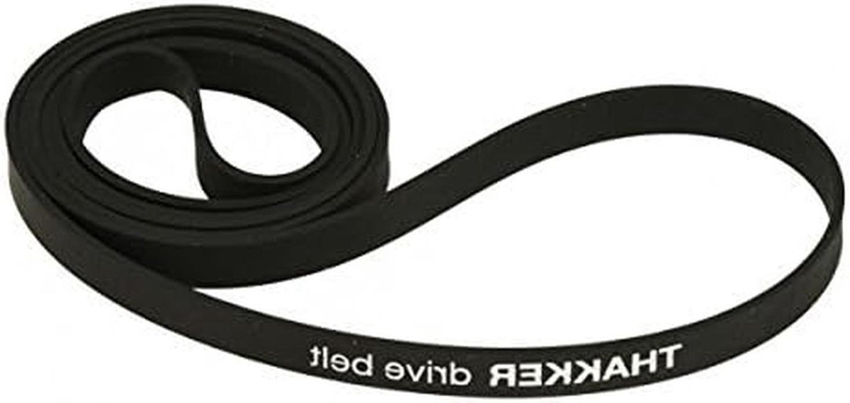 Platte aandrijfriem - Platenspeler riem - Muziek afspelen - Originele specificaties - 1 stuk - Zwart