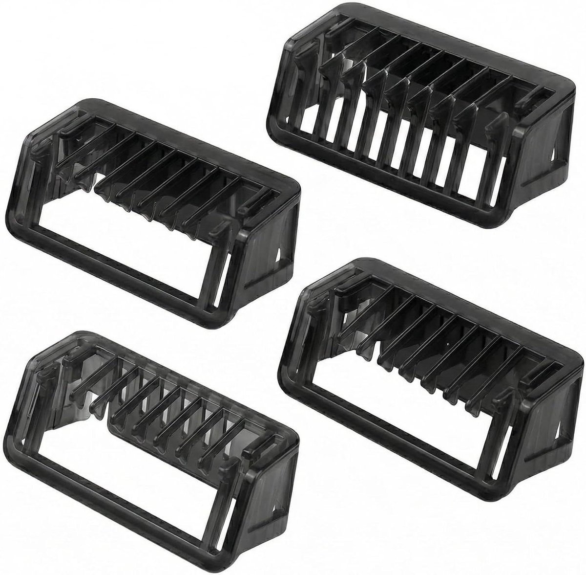 Opzetkammen Trimmer - Haar Kappers Accessoires - Precisie Baard Trimmen - Vier Lengte Instellingen - 1 2 3 5 mm