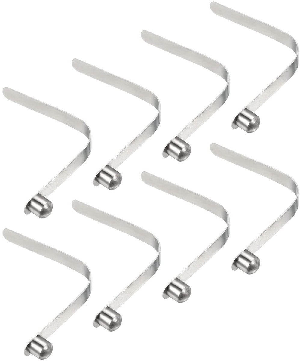 8 x 8 mm Kayak Paddle - 8 Pcs Push Bar - Push Button - Spring Clip - Sturdy Steel - Key Lock voor Camping - Tent Poles