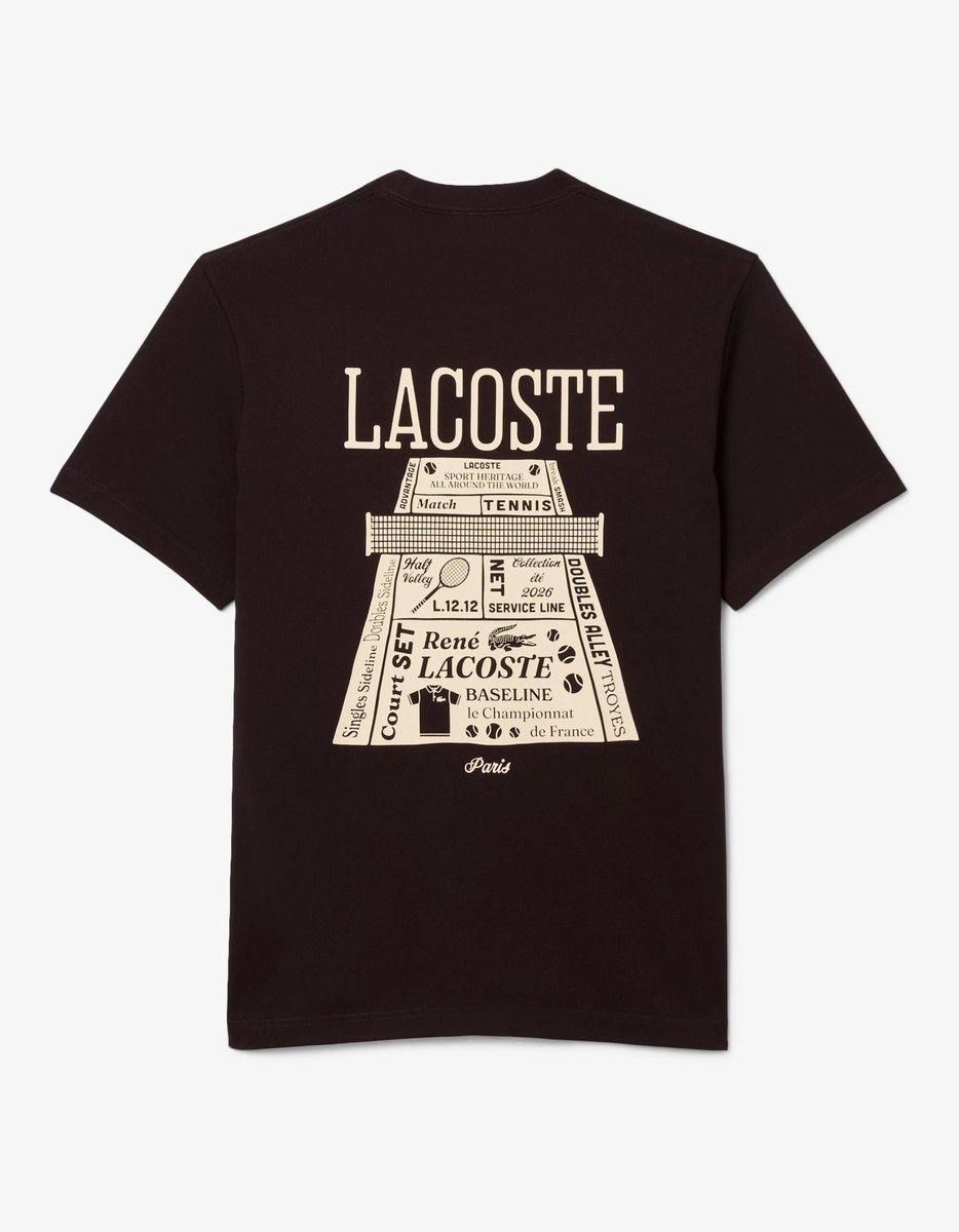 Lacoste Shirt Donkerbruin Lacoste 1ht1 Men’s Tee-shirt T-shirts Donkerbruin Th0537-61
