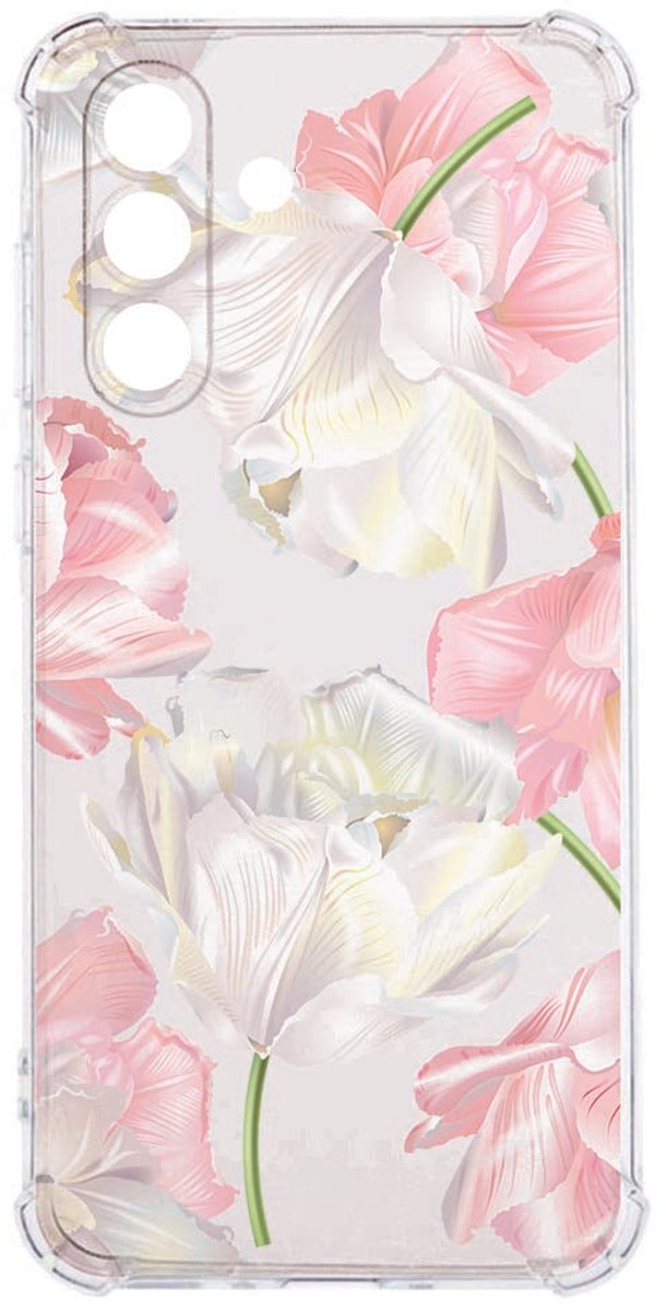 Samsung Galaxy A26 TPU Siliconen Hoesje Lovely Flowers Shockproof
