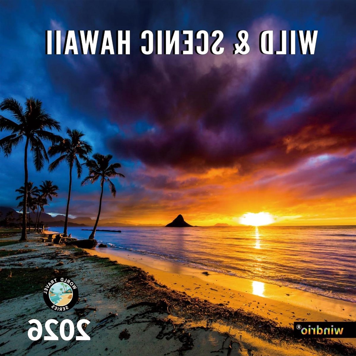 Wandkalender 2024 2025 - Jaarkalender Planners - Organiseren en Plannen - 18 Maanden Overzicht - 305 x 61 cm - Hawaii