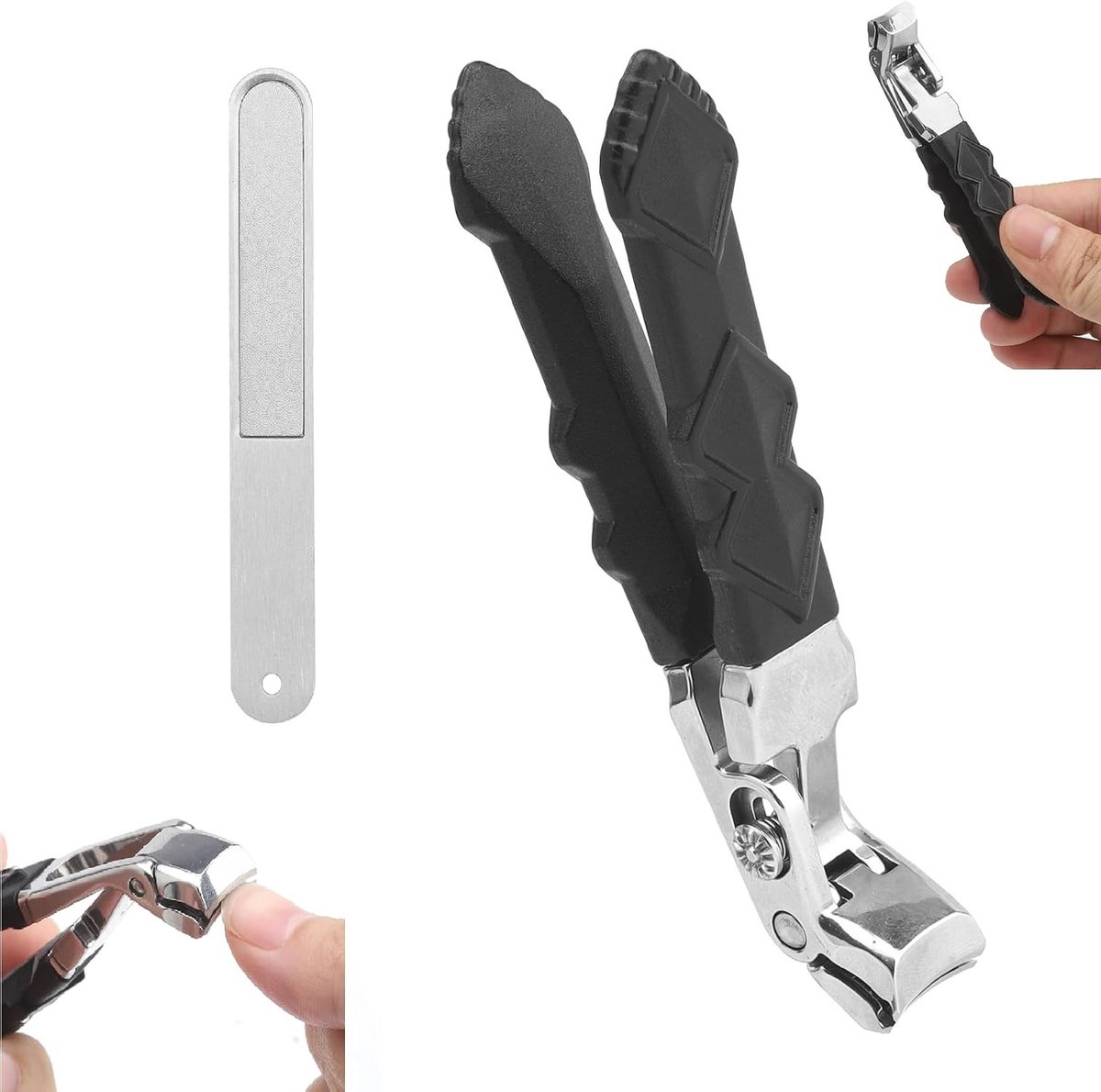 Professionele Nagelknippers voor Senioren met Ronde Punt - Veilig en Ergonomisch Ontwerp voor Perfecte Nagelverzorging
