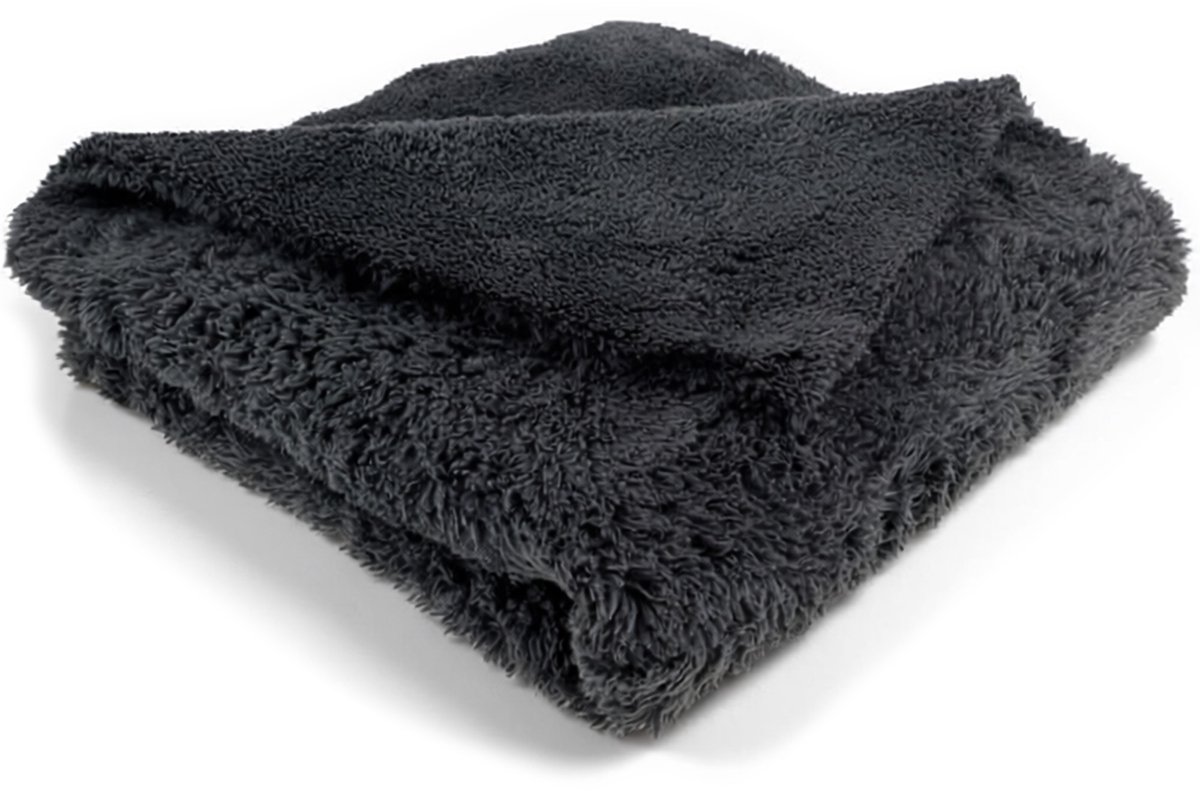 Medure Microvezeldoek Auto Wax - Poetsdoek voor Wax en Detailing - 600gsm - Zoomloos - 38x38cm - Antraciet