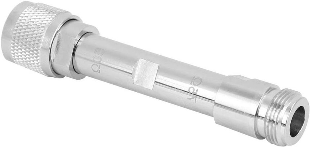 Impedantie Adapter - N-stekker N-bus - Netwerk Testen - 50 Ohm naar 75 Ohm - DC-3GHz - Zilver