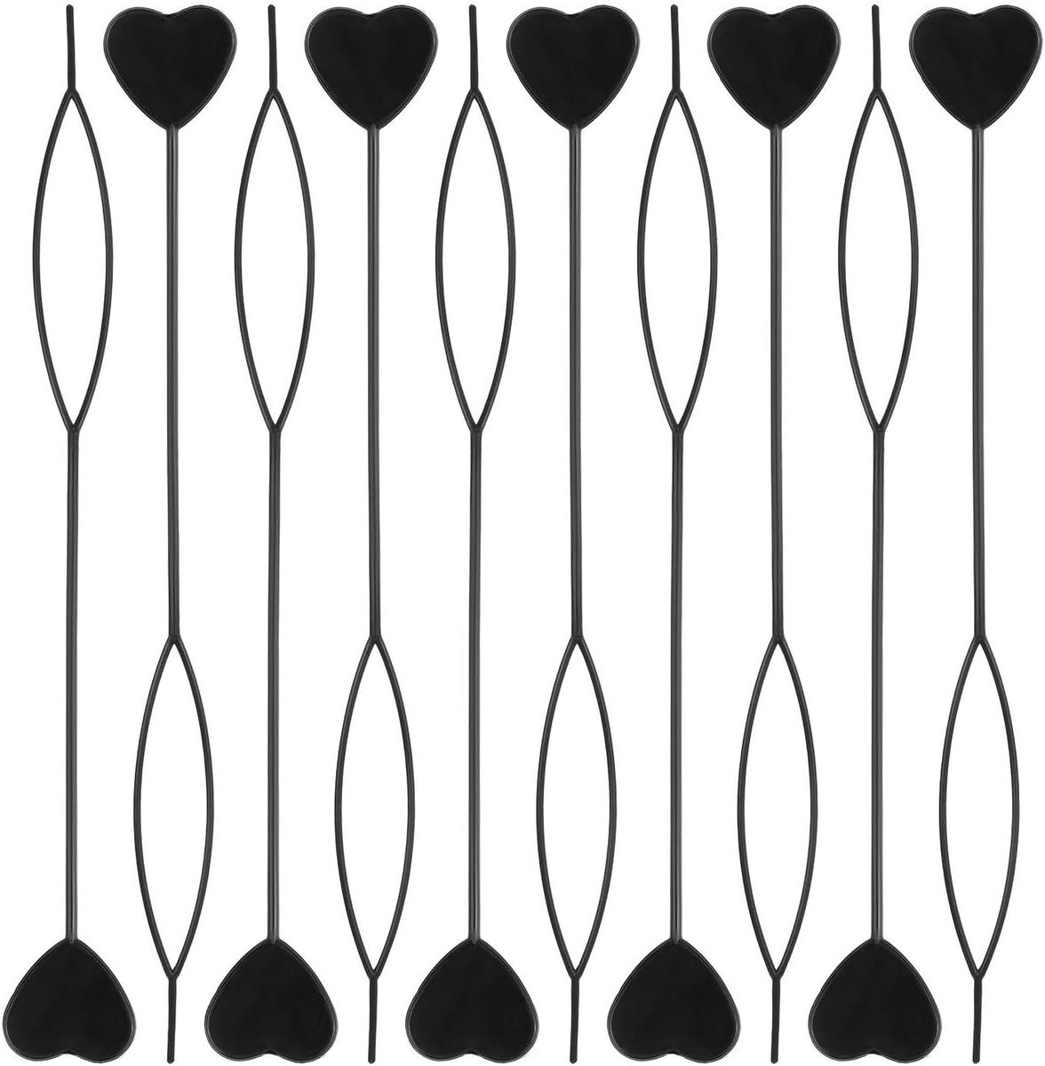 Haar Styling Tool - Kralen Loader - Kapsels Maken - Automatische Kralen Plaatsing - 20 Stuks - Zwart