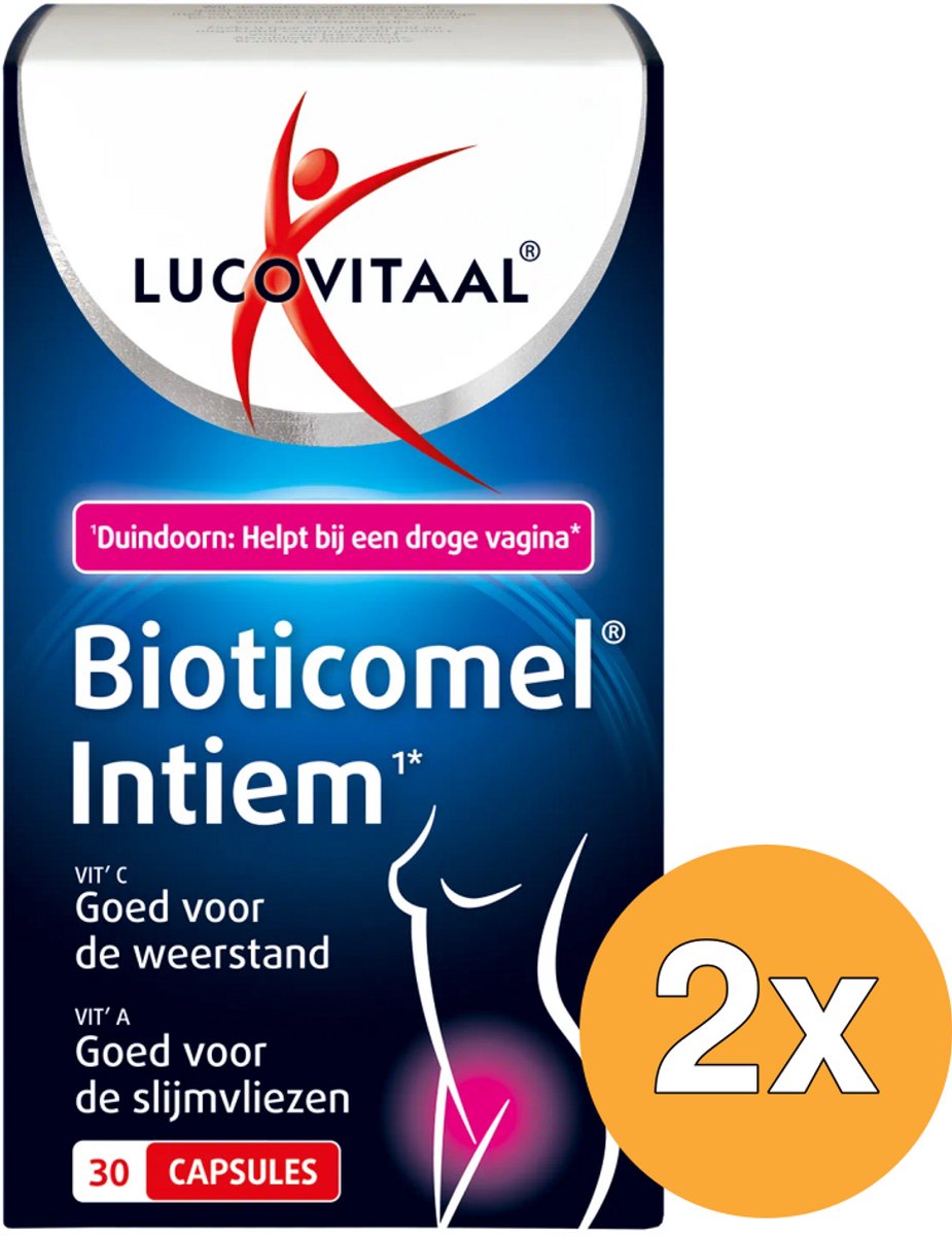 2x Lucovitaal Bioticomel Intiem (30 capsules)