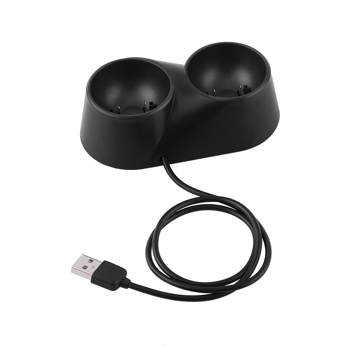 aladdien - Mini USB Laadstation - PS VR Move Controllers - 4 Poorts Oplader Accessoire - Compact en stijlvol - Handig voor gamers - Ideaal voor PS4 VR