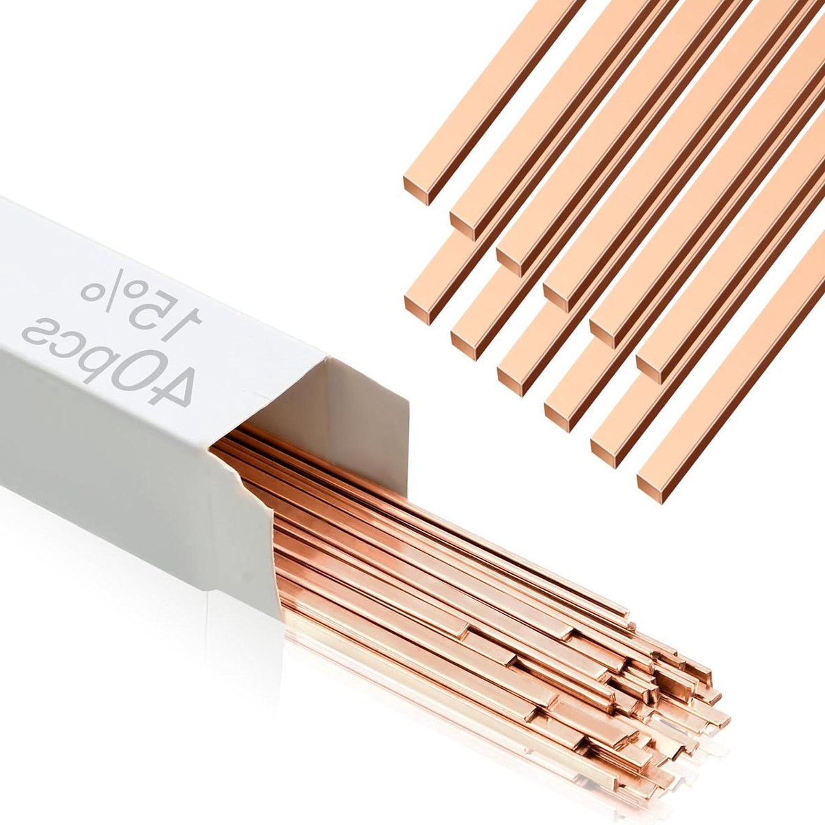 Soldeerstaven - Zilveren lasstaven - Reparatie koelsystemen - 15% Zilverlegering - 40 stuks - Zilver