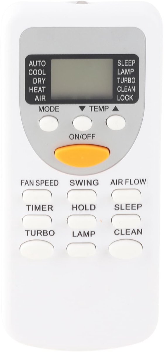ONF3 - Airconditioner Afstandsbediening - Vervanging - Compact - AC afstandsbediening - Geschikt voor modellen - Voor een comfortabele tem...