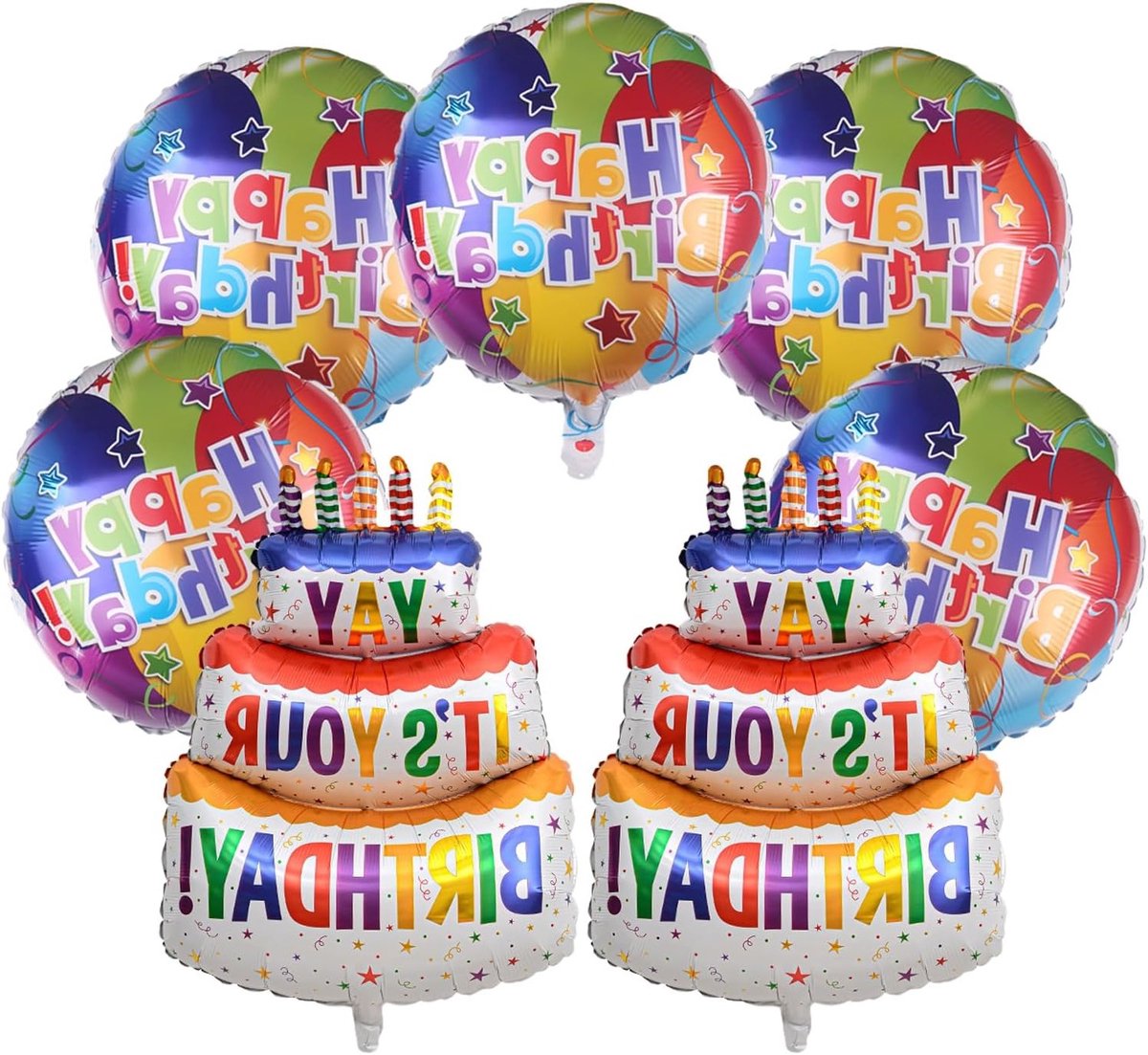 Aluminium Ballonnen in Vormen voor Verjaardagsfeesten, Decoratie, Fotoproppen en Sfeervolle Accessoires