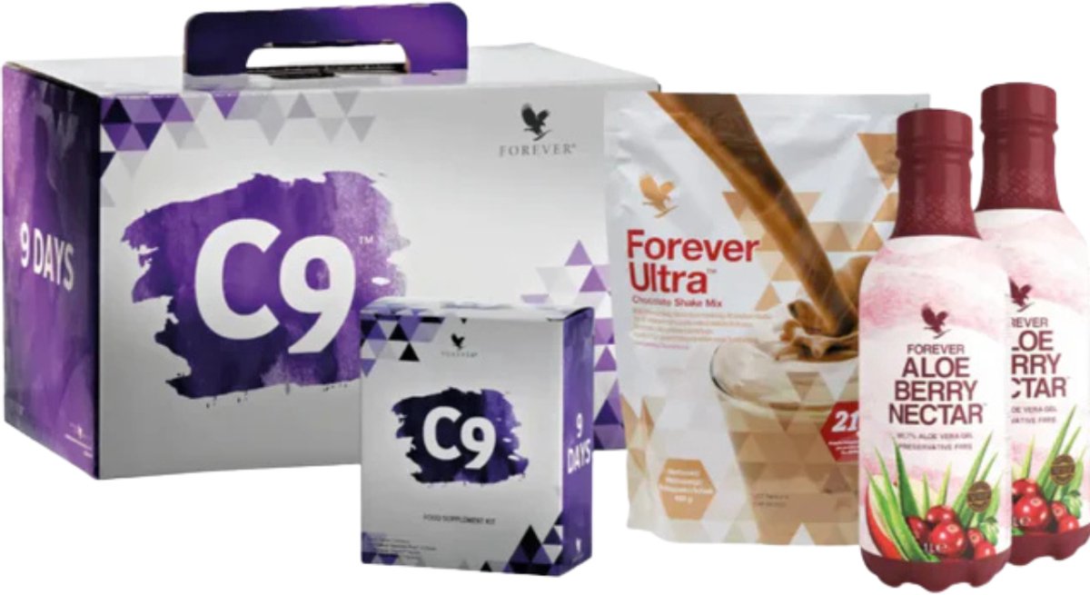 Forever C9 Aloe Berry Nectar Chocolate - 9-daags programma – Origineel product
