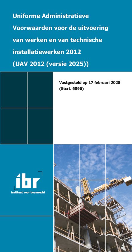 Uniforme administratieve voorwaarden voor de uitvoering van  ... - cover