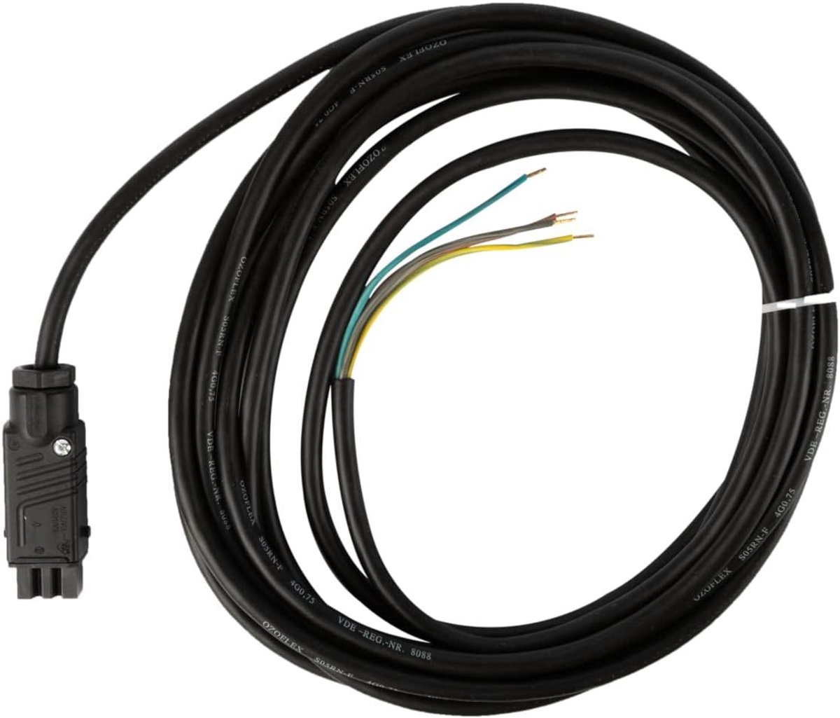 Schellenberg 17145 jaloezieënstekker 10 m, STAK3-stekker met 4-aderige kabel voor buitenzonwering, verbindt de jaloezieënmotor Plus met een bedieningselement.