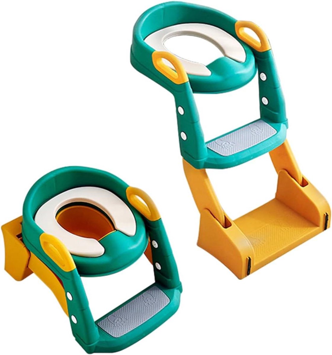 2-in-1 Toiletpot - Potje Kinderen - Zindelijkheidstraining - Groei Mee Met Kind - 45x50 cm - Groen