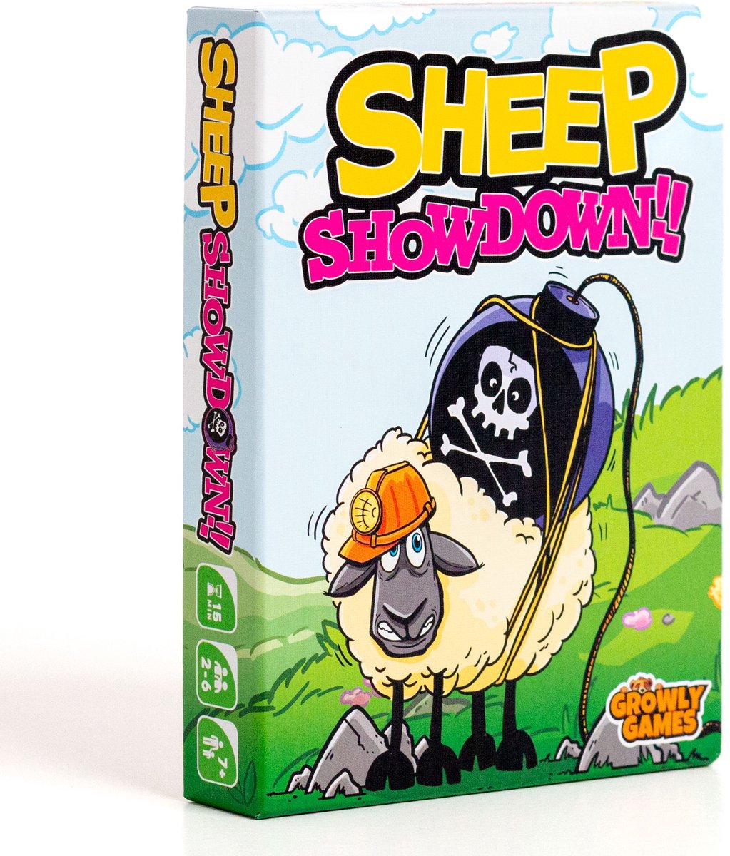 Growly Games Sheep Showdown - Strategisch bordspel voor de hele familie - 2-6 spelers - vanaf 7 jaar