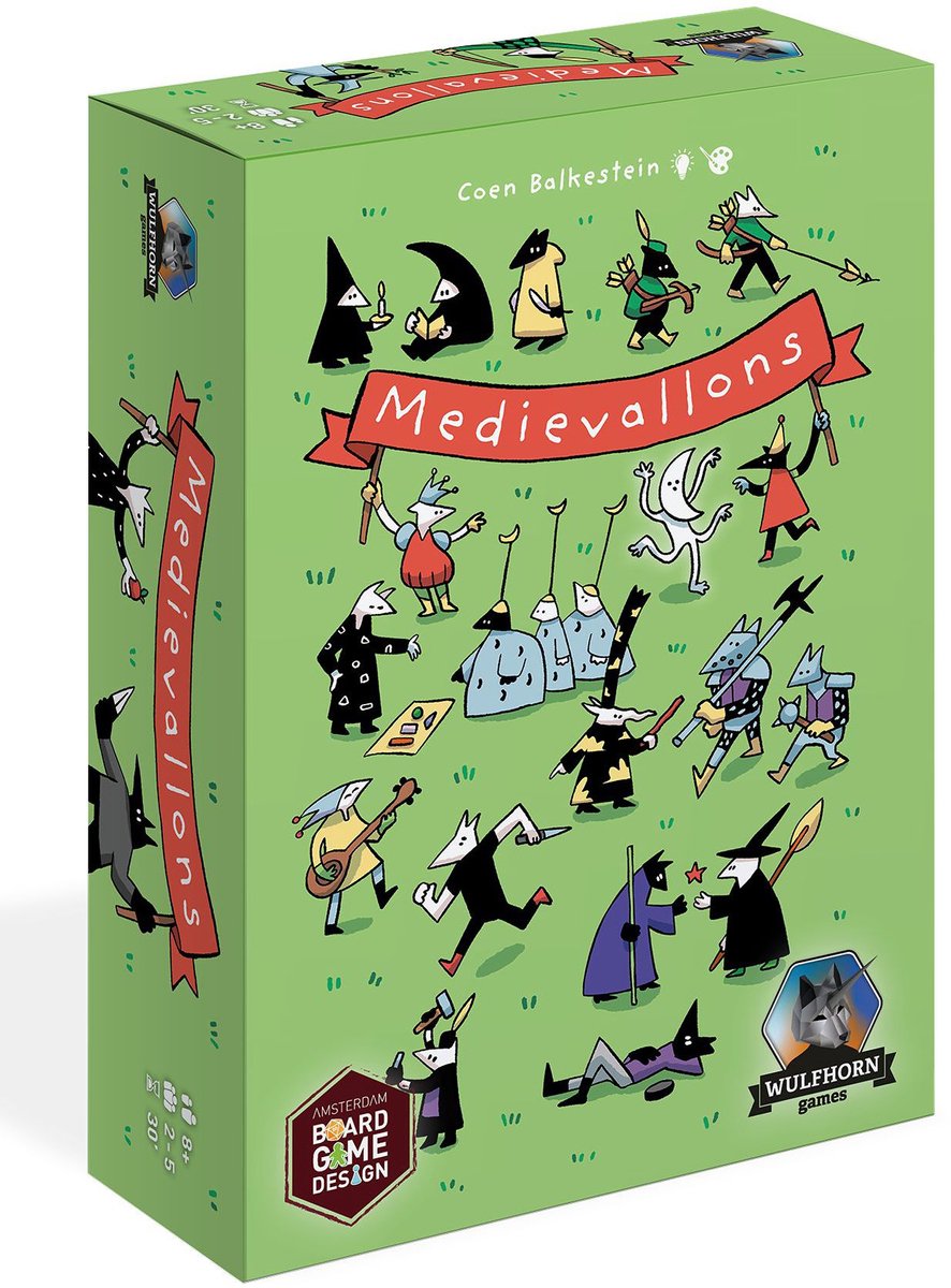 HOT Exclusive kaartspel Medievallons strategisch bordspel 2-5 spelers.