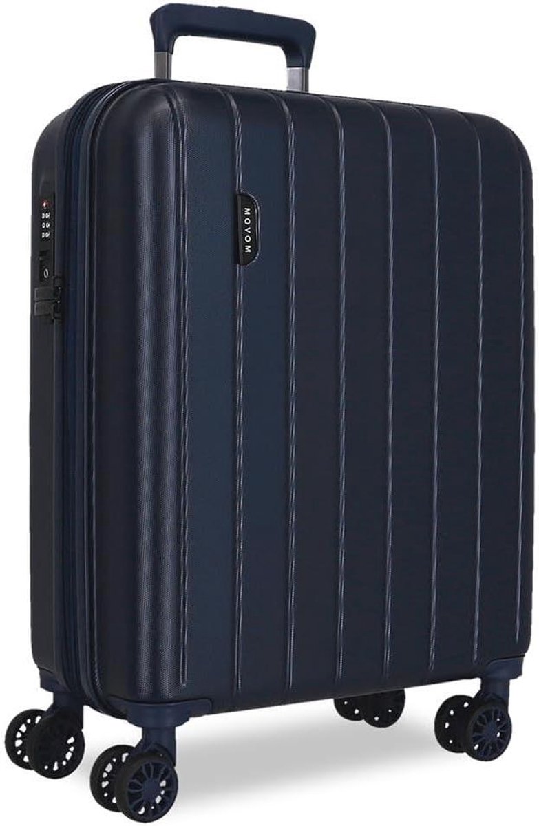 Koffer Cabine - Reiskoffer - Vakantie - TSA Slot - 55x38.5x20cm - Marineblauw