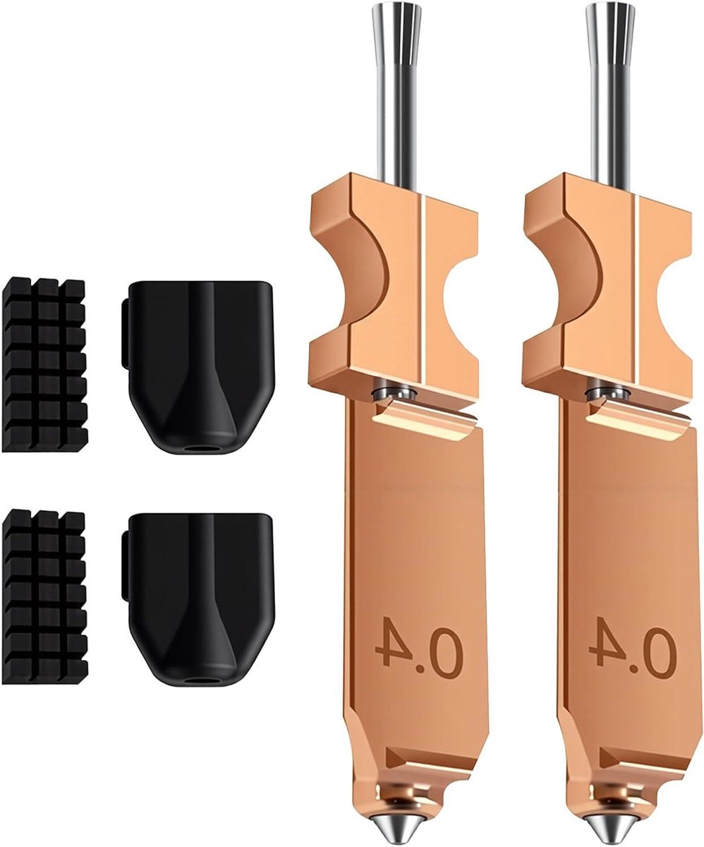 3D Printer Nozzles - Printkop Kit - Precisie Printen - Geïntegreerde Lekvrije Constructie - 04 mm