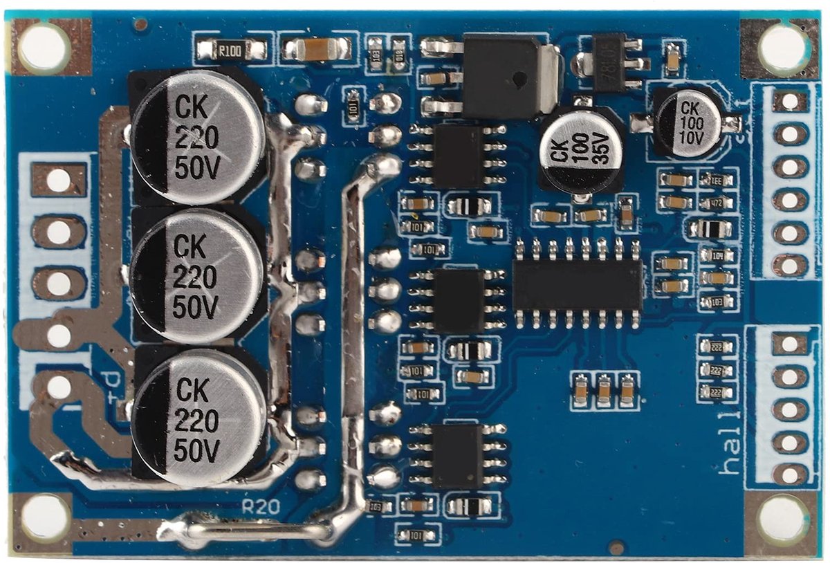 DC Brushless Motor Controller 12V-36V 15A 500W - Hilitand