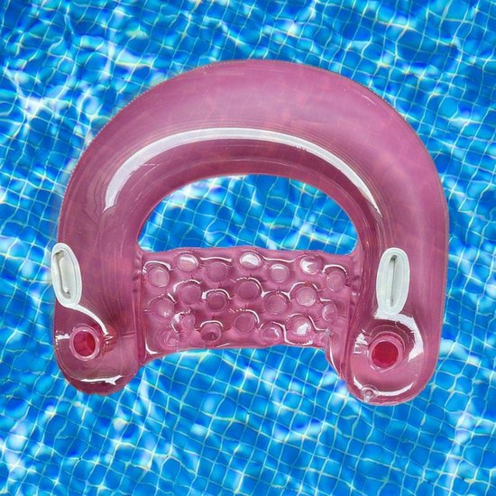 Opblaasbare Waterstoel - Luchtmat Zwemmen - Ontspannen in water - Met bekerhouders - 95 x 80 x 25 cm - Fonkelend — afbeelding 4