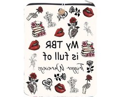 CRASPIRE Skull Book Cover Gothic Book Sleeve 11.4 x 9.4 Inch Polyester Cloth Washable Waterproof Halloween Skeleton Rose Notebook Protector with Zipper and Button for Schoolbook Classmates Students