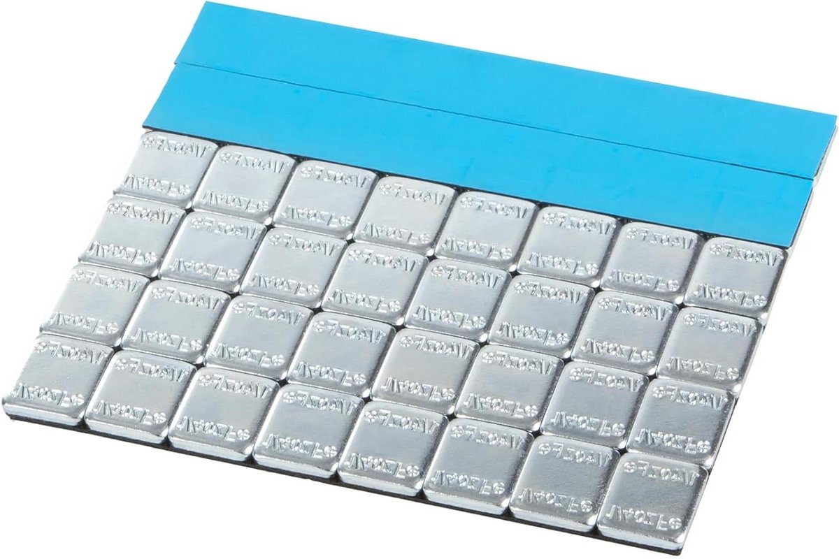 JiiinMiiin Opgewaardeerde wielgewichten 1/4 oz, 2 oz - 48 stuks zelfklevende stick-on wielgewichten, 12 oz/doos, perfect voor auto's/vrachtwagens/SUV's/motorfietsen